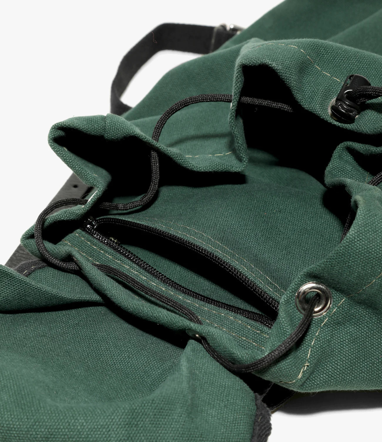 18oz Canvas Day Pack - Lightweight & Durable Backpack for Hiking, Travel & School - Hunter Green - Perfect for Outdoor Adventures & Daily Commute