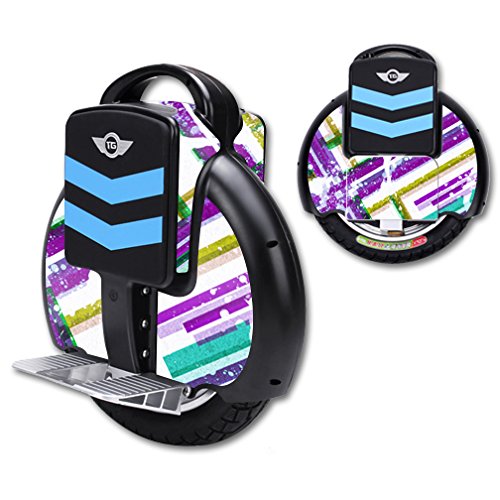 MightySkins Vinyl Wrap Skin Cover for TG-F3 Self-Balancing Electric Unicycle Scooter - Modern Plaid Design | Durable Protective Sticker for Commuting & Urban Travel