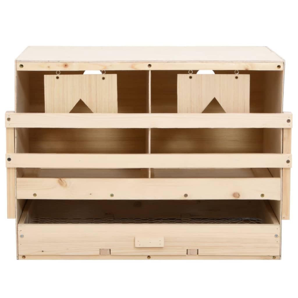 Premium 2-Compartment Chicken Laying Nest Box - 24.8