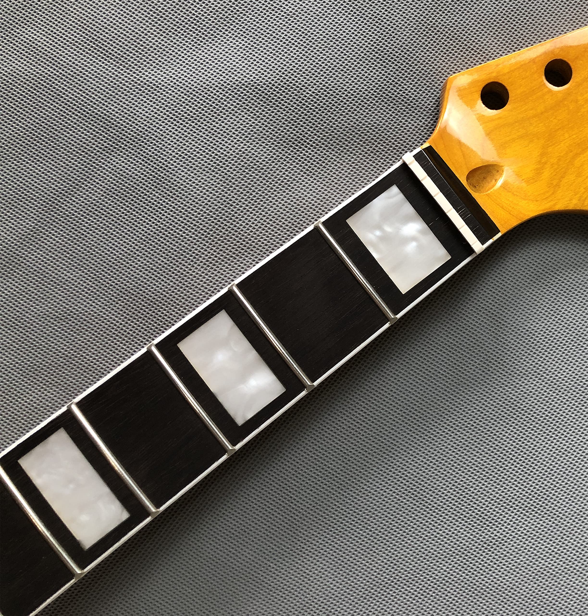 Premium Maple Electric Guitar Neck with 22 Frets & Rosewood Fingerboard - 25.5