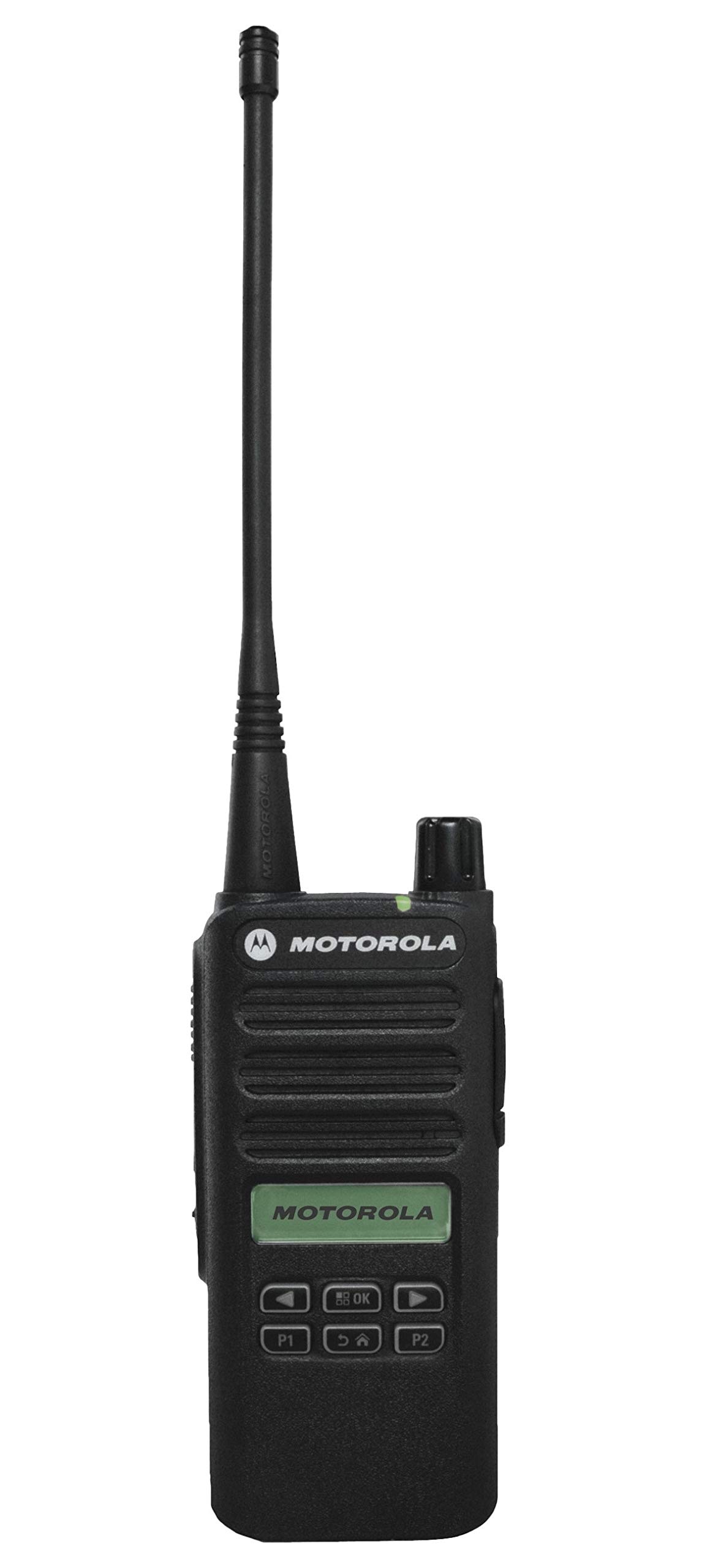 Motorola CP100D 160-Channel 4W UHF Two-Way Radio (403-480MHz) - Black | Business Communication, Construction Site, Security Team, Event Coordination Walkie Talkie