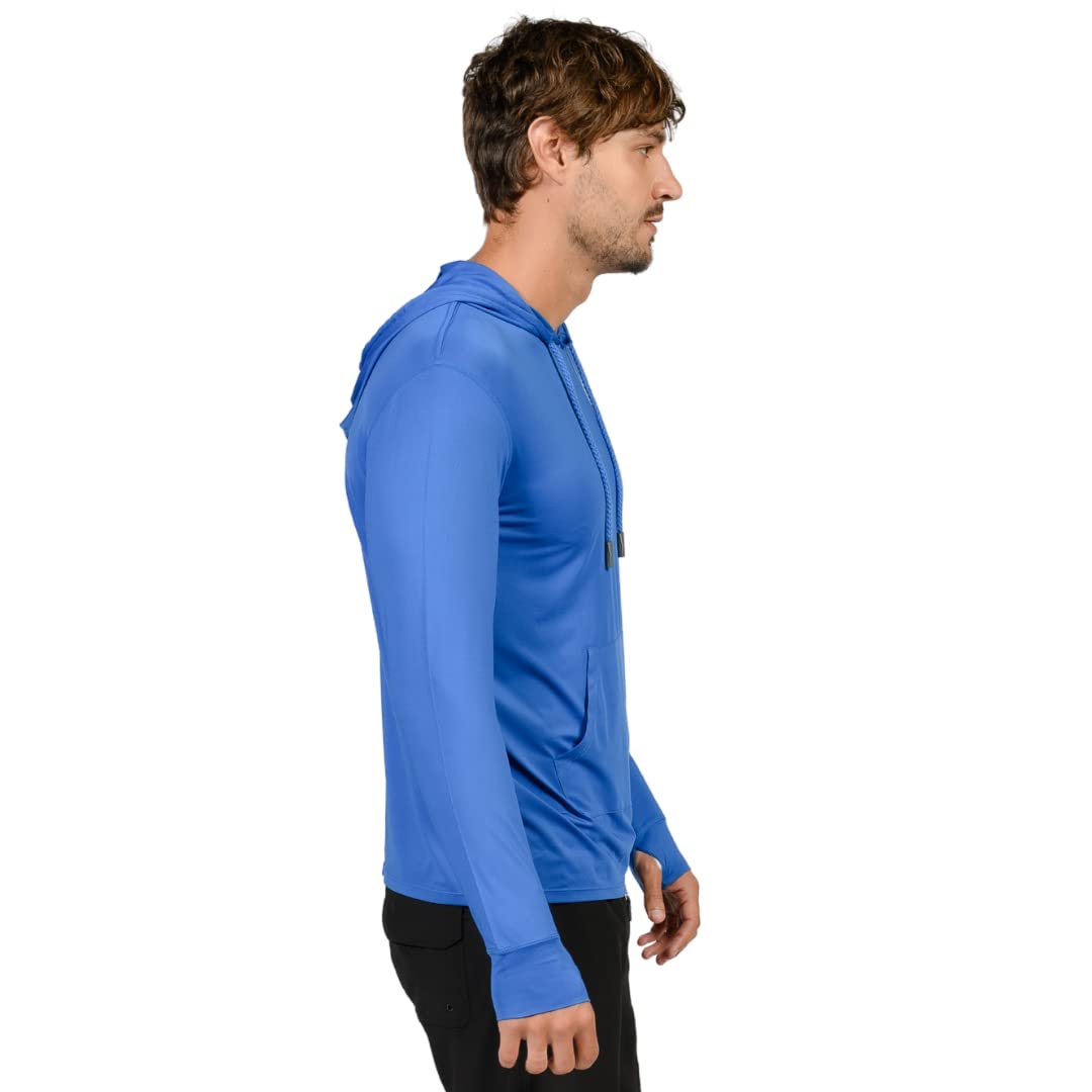 Men's UV Protection Hoodie & Sun Shirt - Lightweight UPF 50+ Sunblock Clothing for Swimming, Beach & Outdoor Activities | Unisex Water Sports Apparel