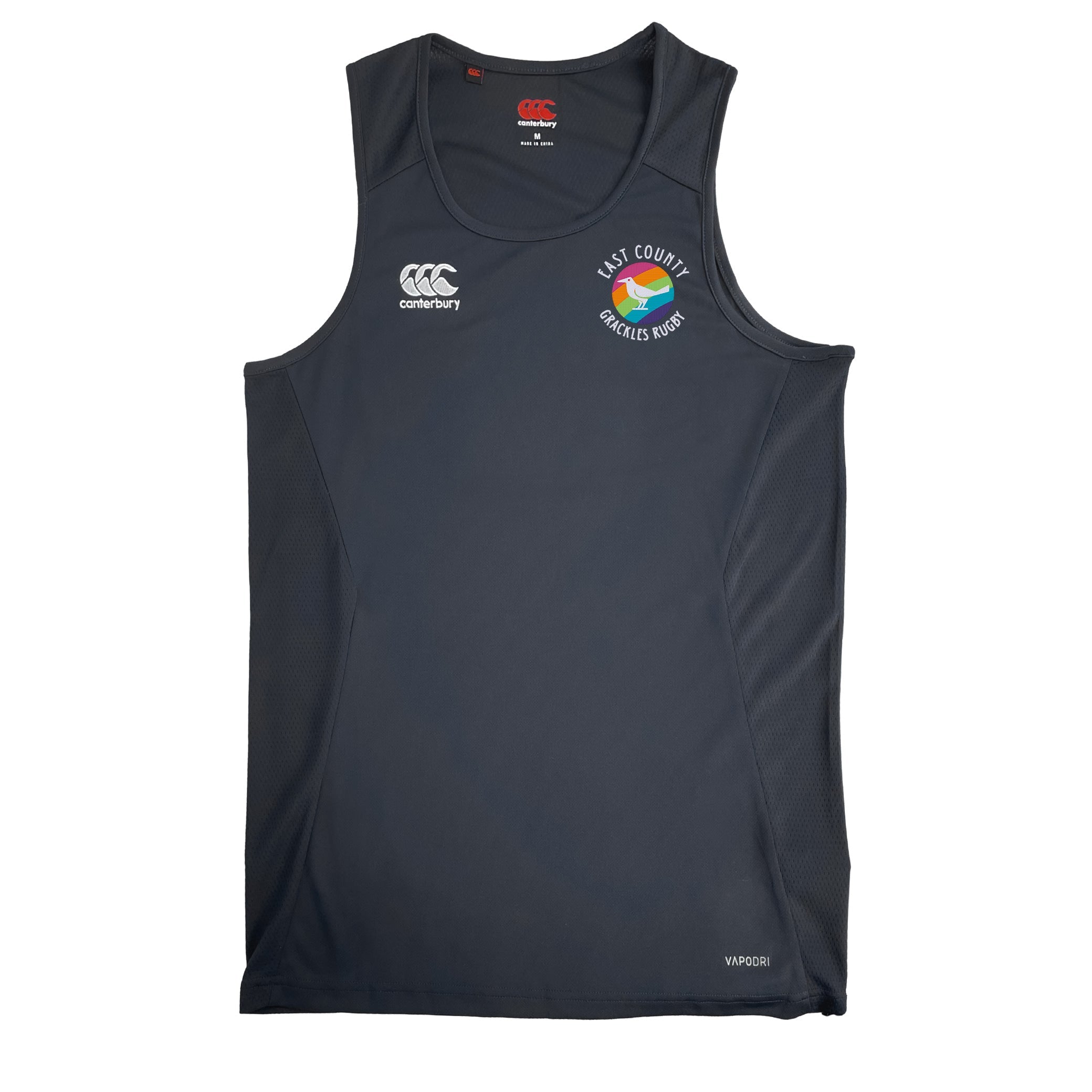 East Co. Grackles CCC Club Dry Singlet - Moisture-Wicking Performance Shirt for Running, Gym & Outdoor Sports - Lightweight & Breathable Athletic Top for Men