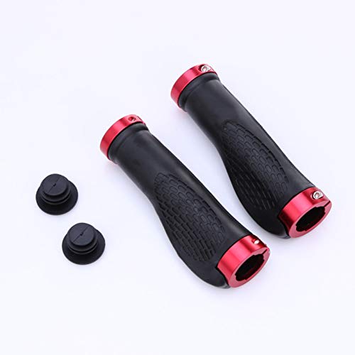 LIOOBO 1 Pair Non-Slip Bike Handlebar Grips - Ergonomic Mountain Bike Hand Grips for Comfortable Cycling - Perfect for Road Bikes, BMX, and Commuter Bicycles
