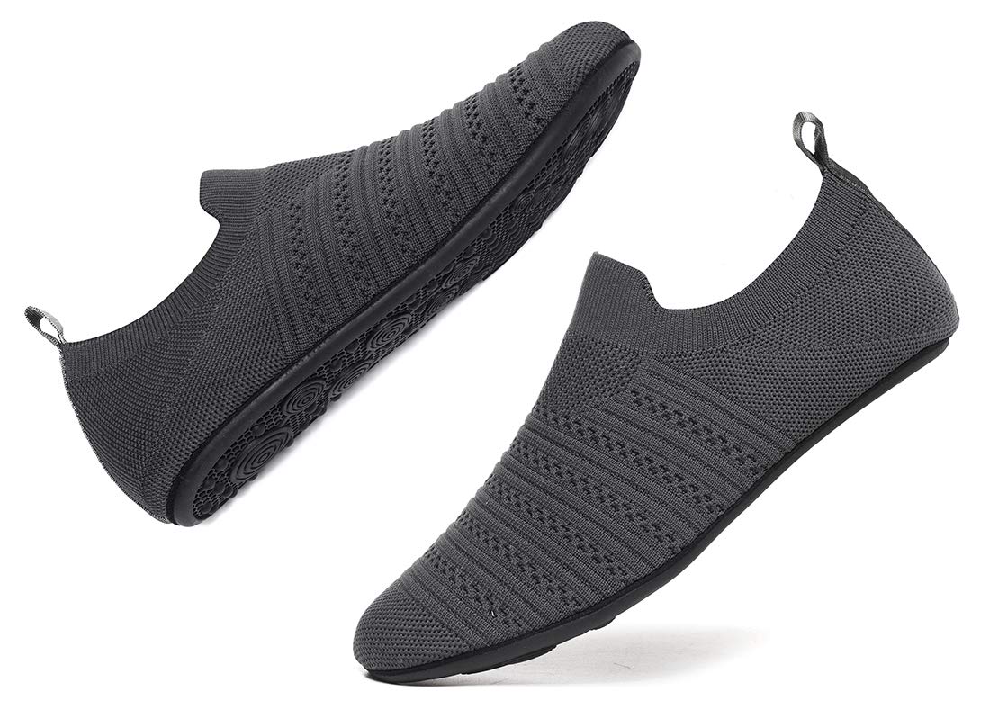 SLEVEL Lightweight Non-Slip House Slippers for Women & Men - Comfortable Indoor Home Yoga Shoes for Relaxation, Spa, and Meditation