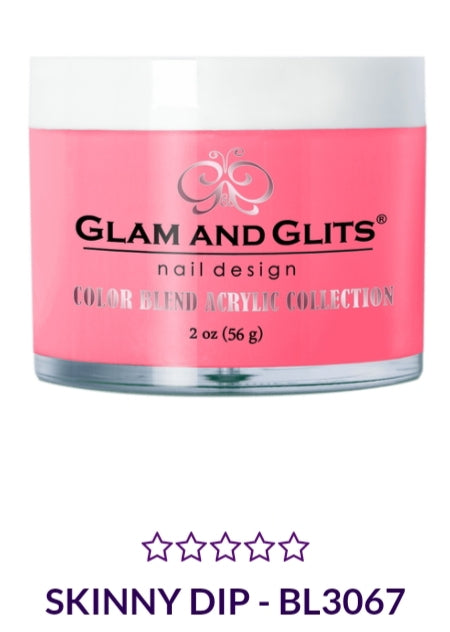 Glam and Glitz Color Blend Collection Vol.2 - BL3067 Skinny Dip 2 oz Nail Polish - Long Lasting & High Shine - Perfect for Parties, Weddings & Special Occasions