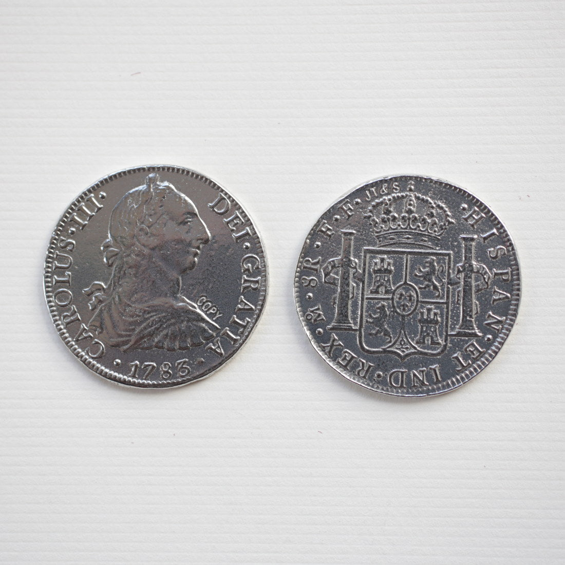 Authentic 1783 Piece of Eight Spanish Silver Coin - Rare Collectible Coin for History Buffs & Numismatists | Perfect for Coin Collections, Historical Displays & Investment Portfolios