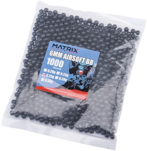 0.25g / 1000 Rounds / Black
