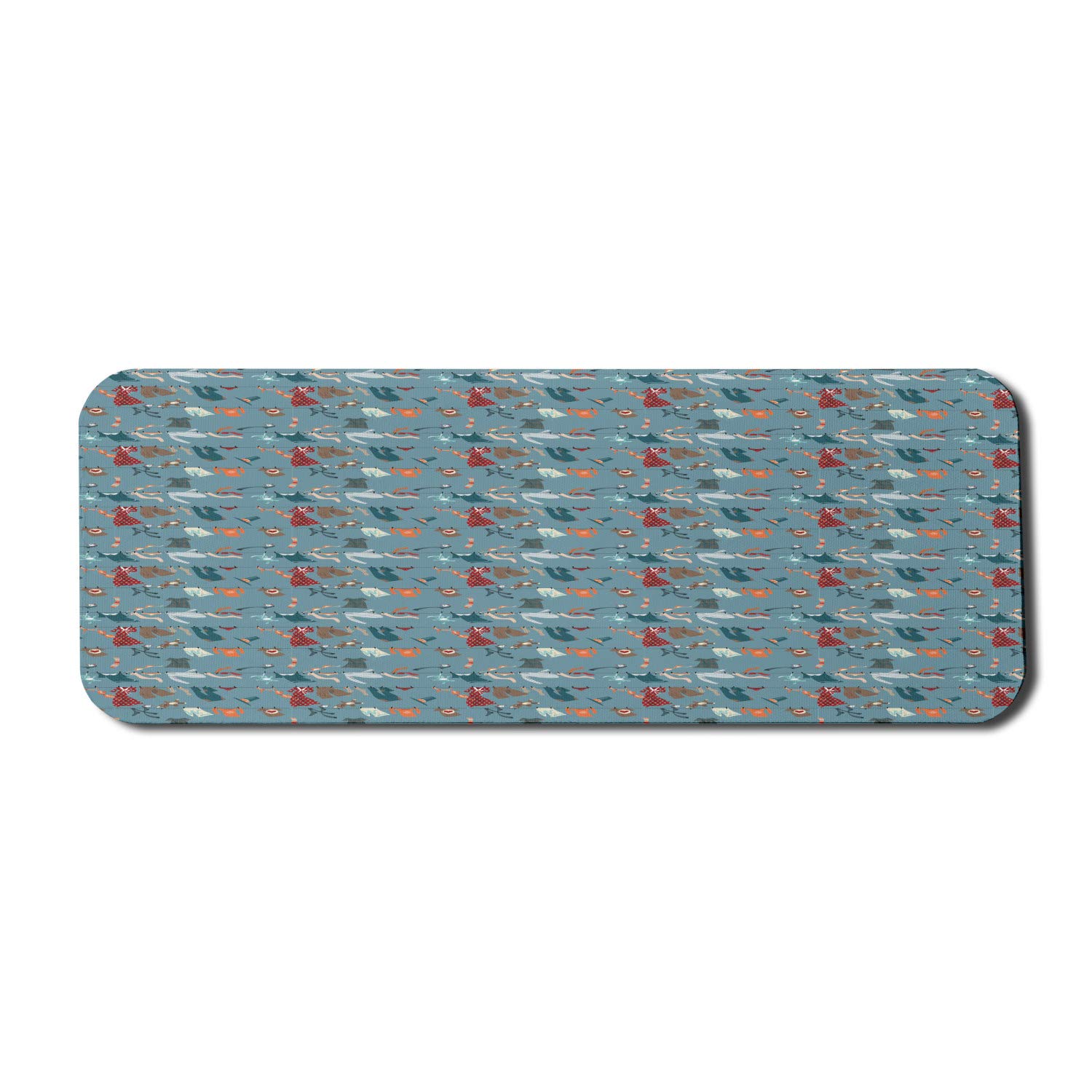 Ambesonne Fashion Computer Mouse Pad - Non-Slip Rubber Gaming Mousepad (31