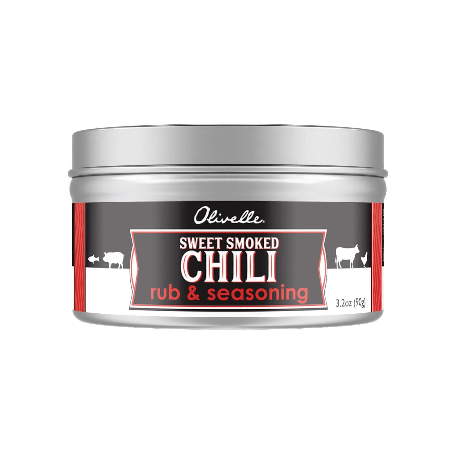 Olivelle Sweet Smoked Chili Rub - Premium BBQ Spice Blend for Grilling, Roasting & Seasoning - Perfect for Steak, Chicken & Vegetables