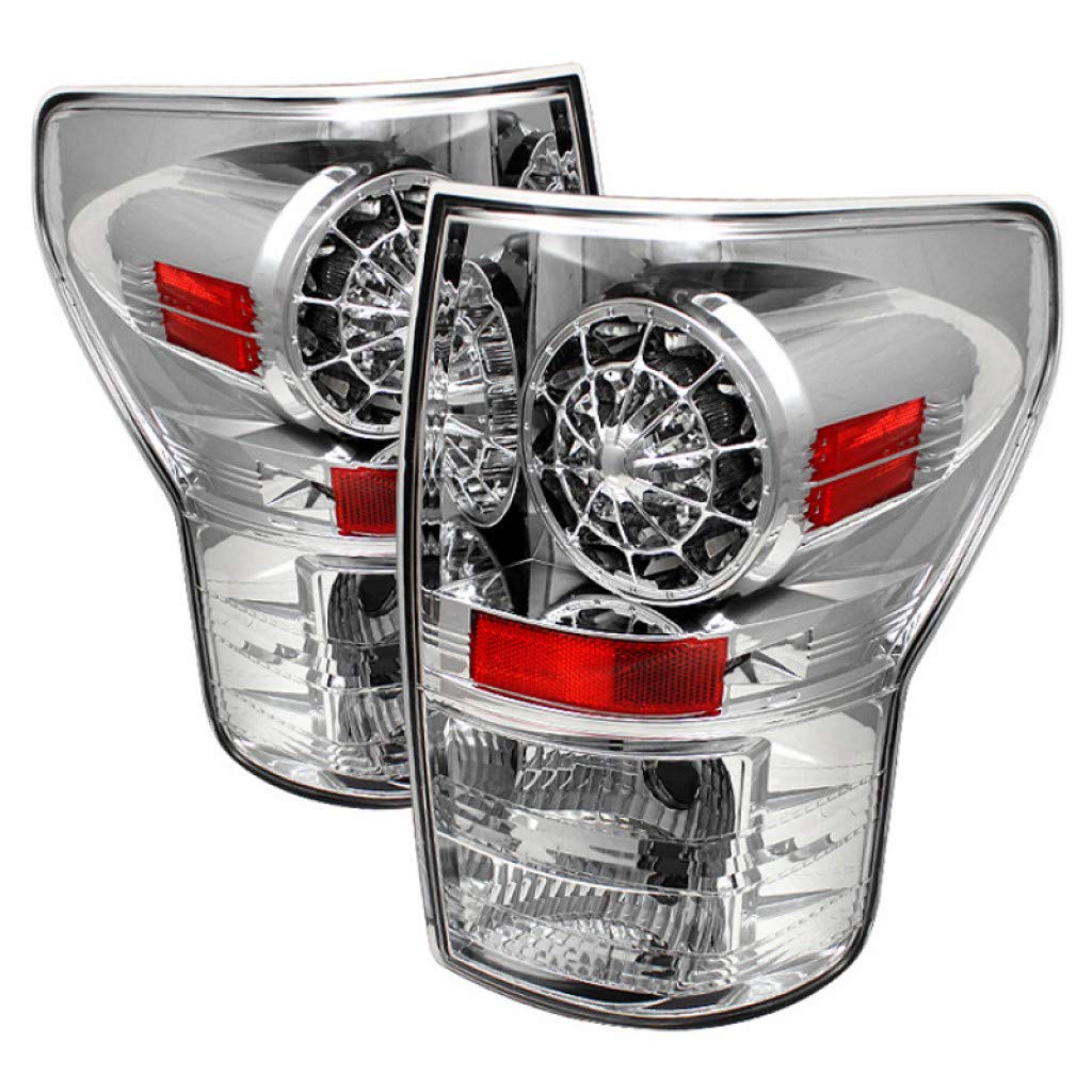 Spyder Auto 5029591 LED Tail Lights for 2007-2013 Toyota Tundra - Bright Red Smoke Lens, Plug & Play Installation - Perfect for Night Driving & Enhanced Safety