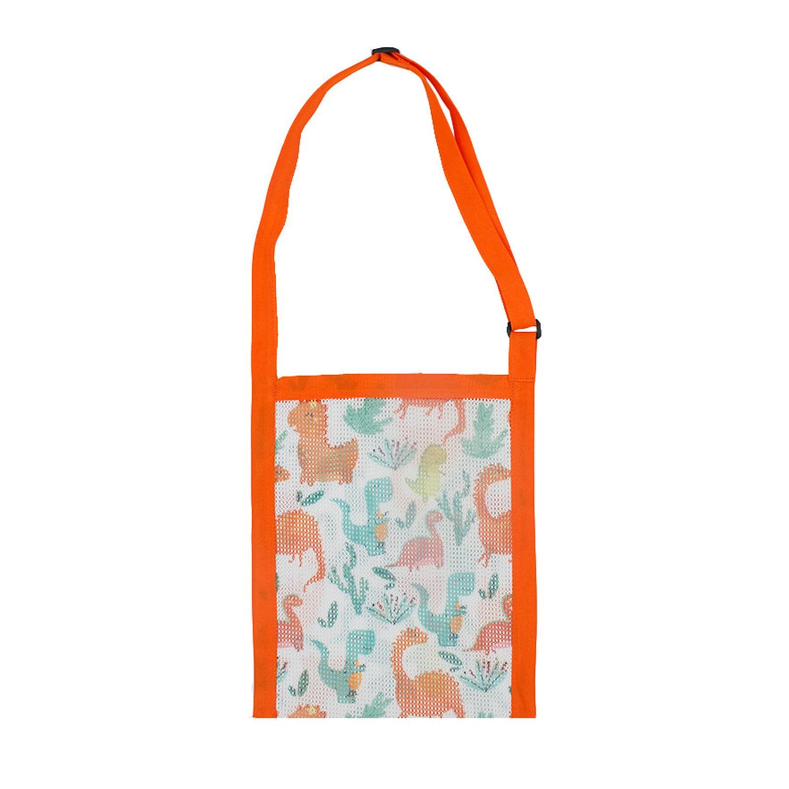 Kids Mesh Beach Bag - Lightweight Sand Toy & Seashell Collecting Tote, Foldable Storage Bag 23x28cm - Perfect for Beach Trips, Shell Hunting & Outdoor Adventures