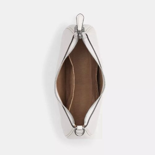 Coach Teri Smooth Leather Shoulder Bag - New With Tags (White) | Stylish & Durable Women's Handbag for Work, Travel & Everyday Use