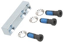 CRL SLB3 Side Load Arm Block with Screws - Heavy Duty Window Hardware for Commercial & Residential Glass Installations - Perfect for Storefronts, Shower Doors & Office Partitions