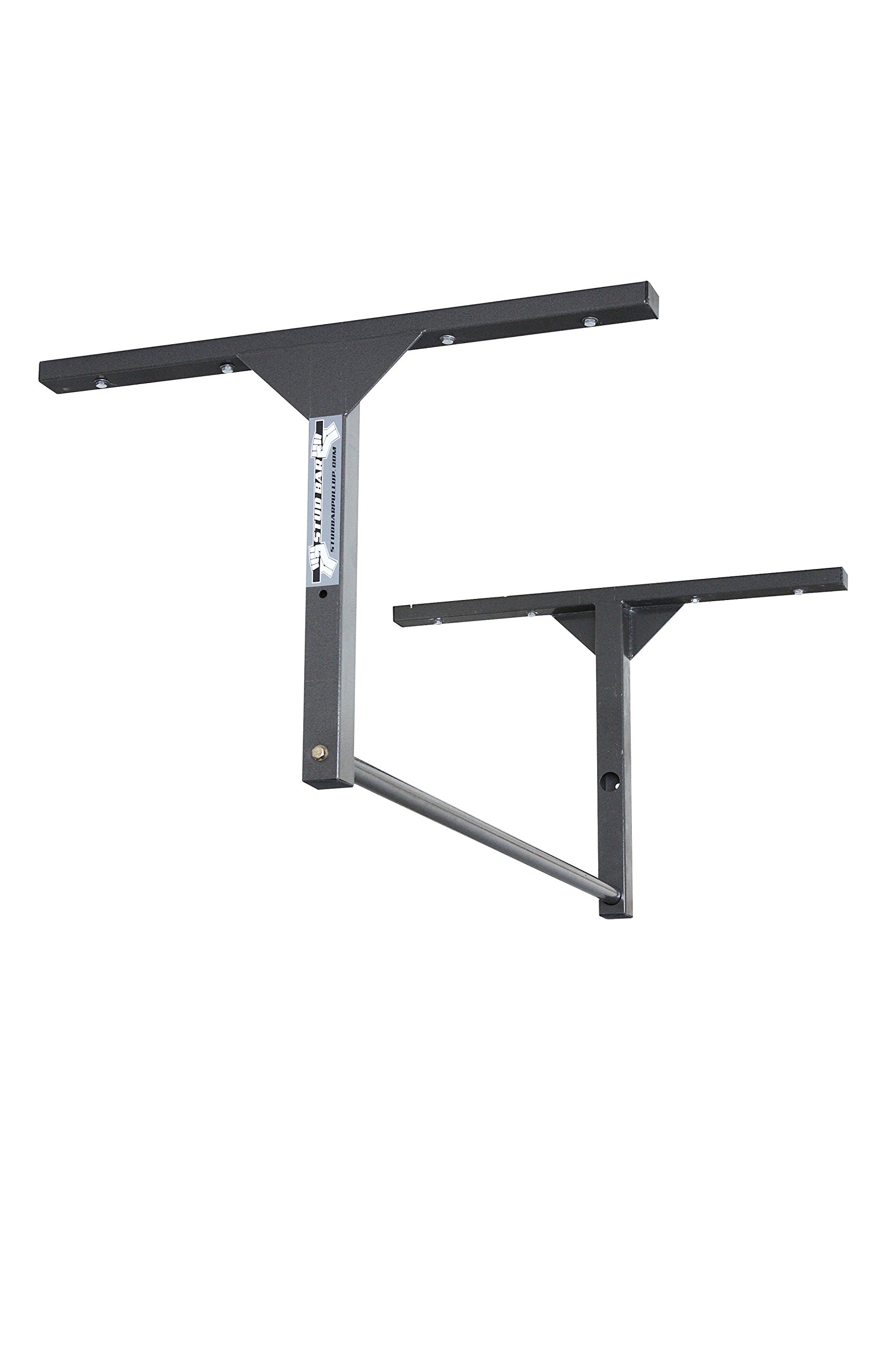 Heavy Duty Stud Bar Pull Up Bar - 600lb Capacity, Wall or Ceiling Mountable Gym Equipment for Home Workouts - Perfect for Strength Training, Calisthenics & Home Gym Setup (Fits 9-Ft Ceilings)