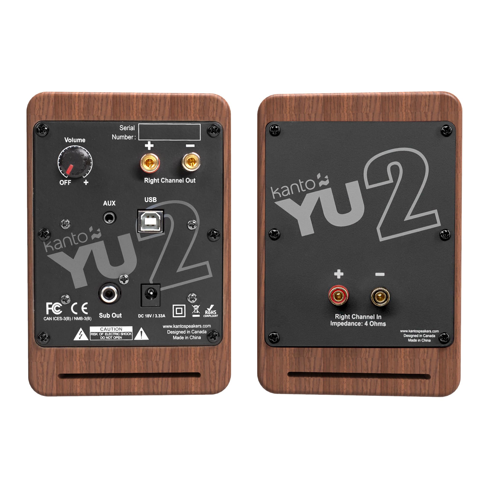 Kanto YU2 Powered Desktop Speakers - 3