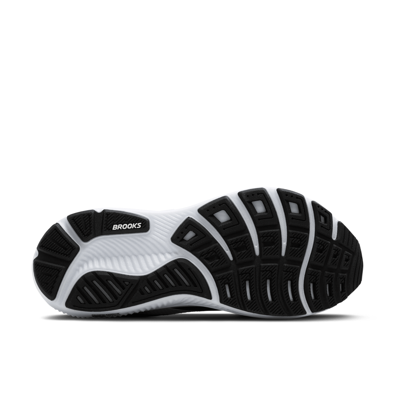 Brooks Ghost 17 Women's Running Shoes - D Width - Black/Grey/White - Lightweight Cushioned Sneakers for Road Running, Jogging & Gym Workouts