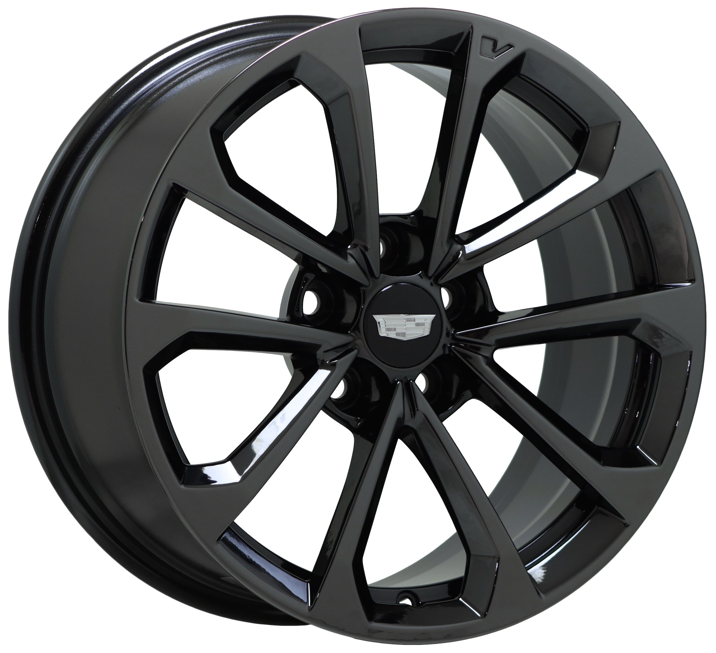 18x9.5 Cadillac ATS V Black Chrome Wheel Factory OEM GM Single 4768 - Perfect for Performance Upgrades & Luxury Car Customization
