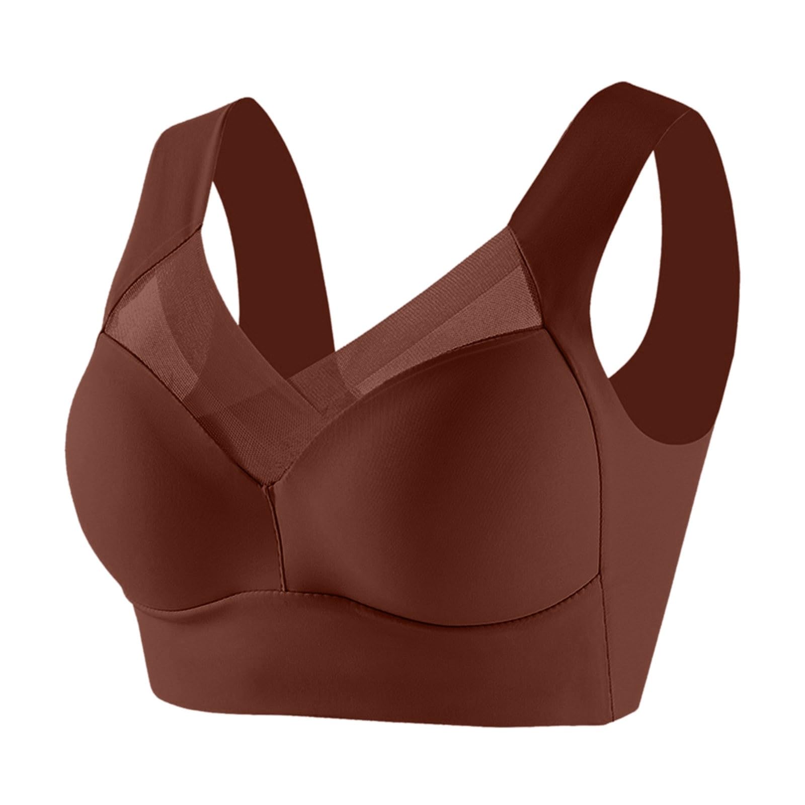 Lysine Charm Bras for Women - Zen Chic Wireless Push Up Bra, Seamless Posture Correcting & Breathable Comfort - Perfect for Yoga, Workout, and Everyday Wear