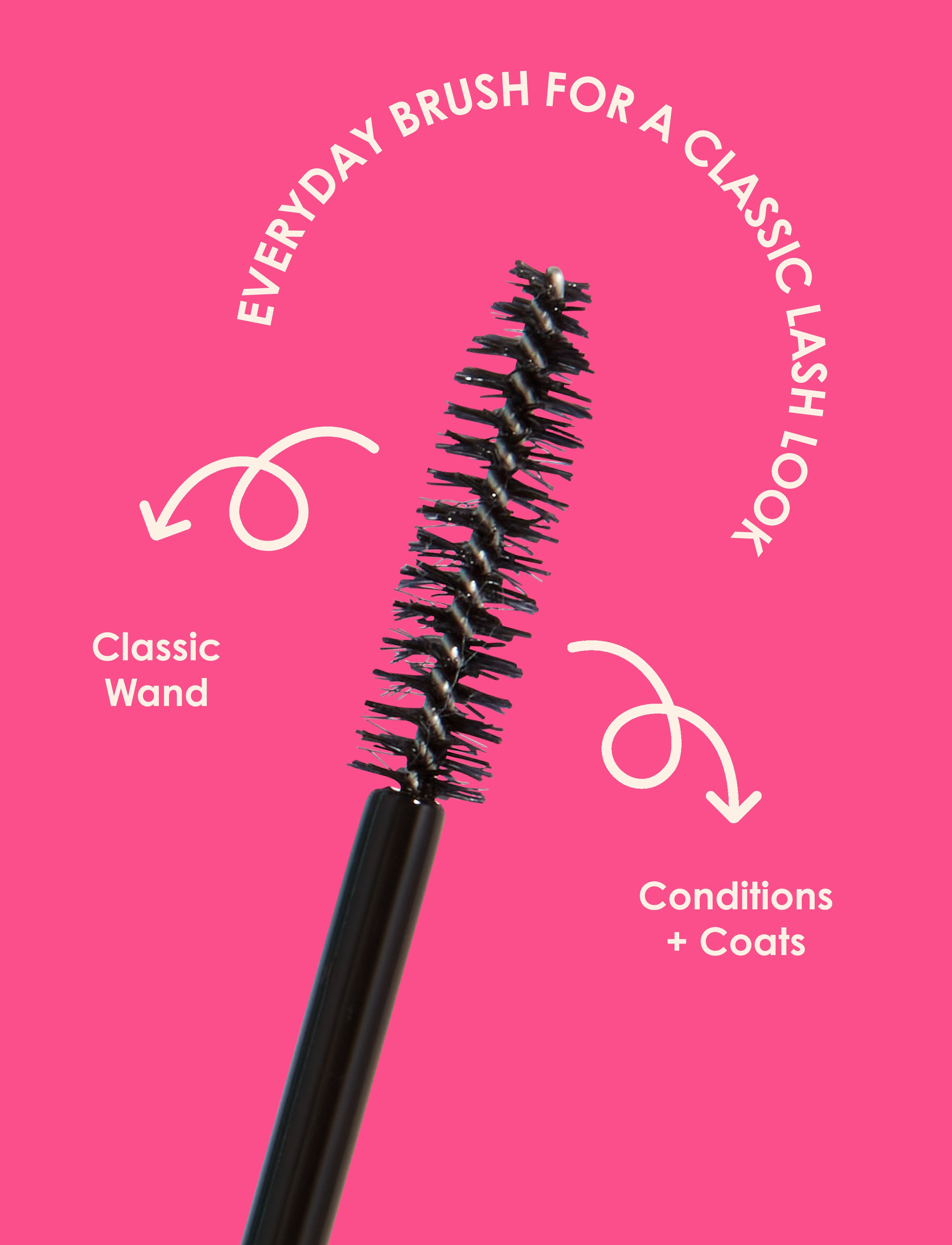 Grande Mascara - Volumizing & Lengthening Waterproof Mascara for Dramatic Lashes | Perfect for Day to Night Makeup Looks