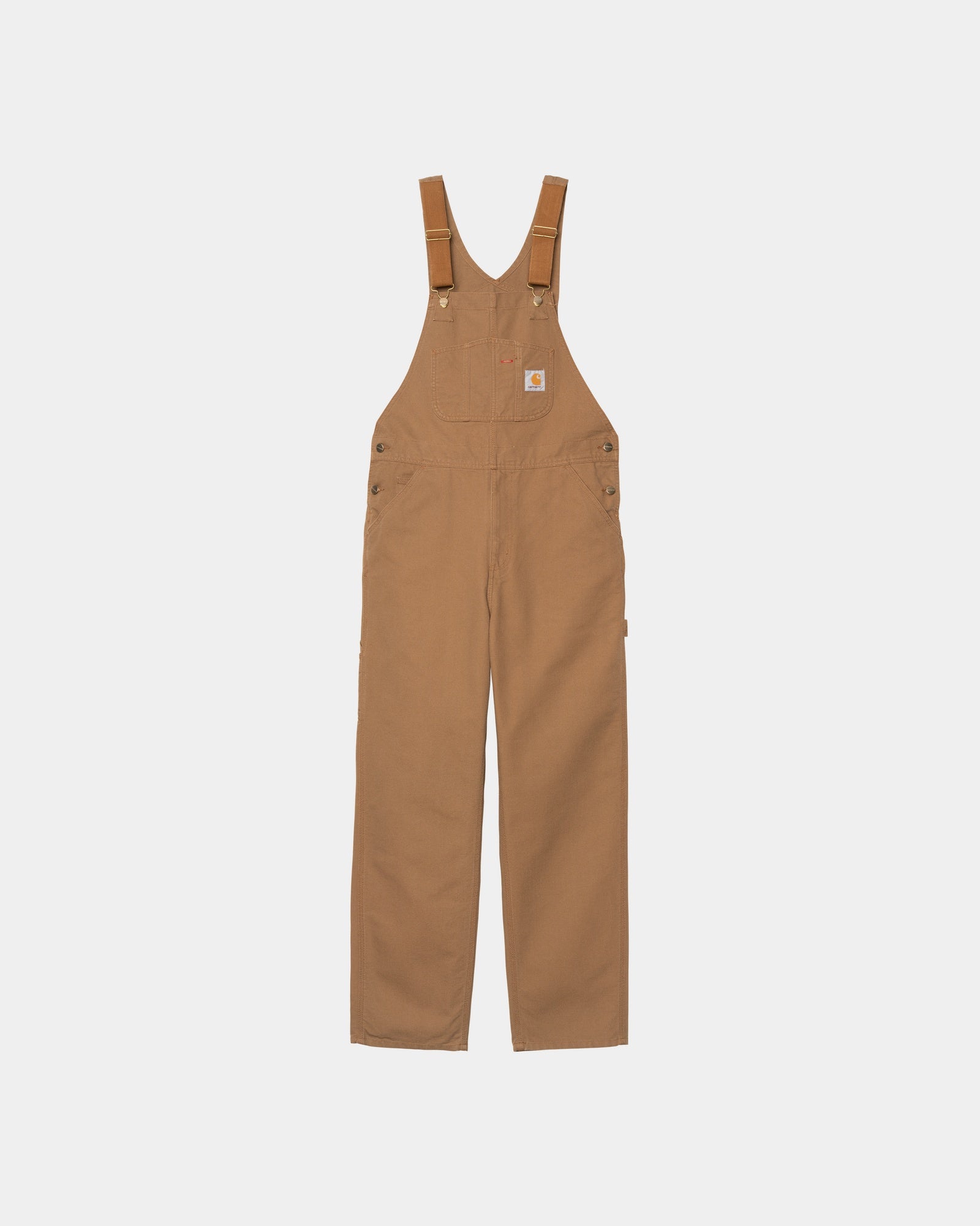 Hamilton Brown Bib Overalls - Durable & Comfortable Denim Workwear for Men & Women - Perfect for Farming, Construction & Outdoor Activities