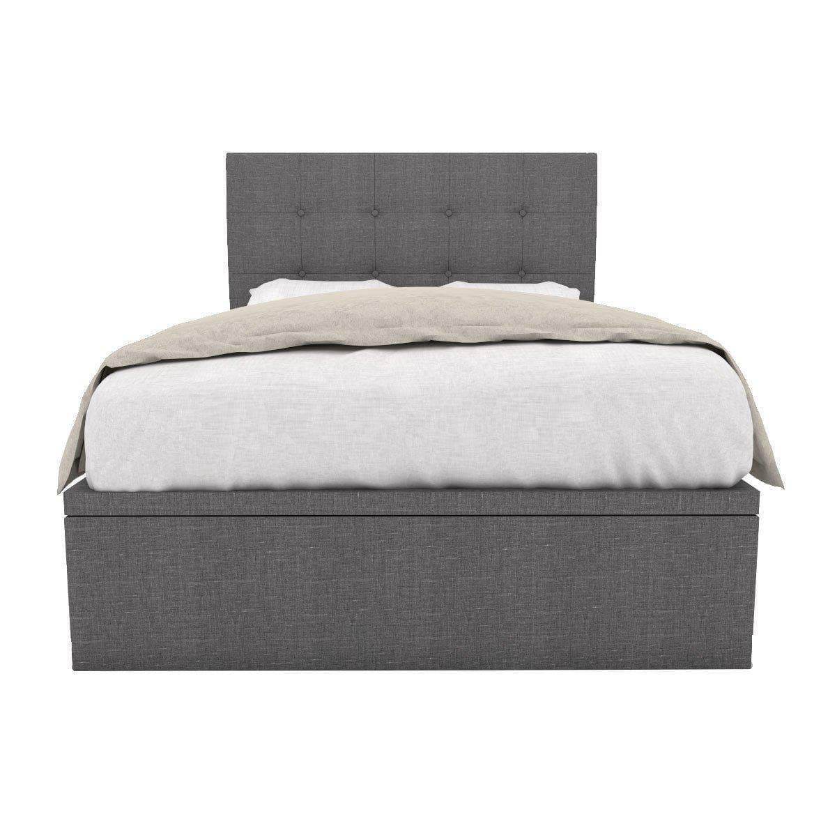 Ellie Fabric Storage Bed with Drawers - Underbed Storage Organizer for Bedroom, Kids Room, Dorm - Space Saving Solution for Clothes, Blankets, Toys