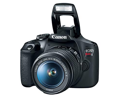 Canon EOS Rebel T7 DSLR Camera with 18-55mm Lens | 24.1MP APS-C Sensor | WiFi & NFC | Full HD Video | Perfect for Beginners, Travel & Vlogging (Black)