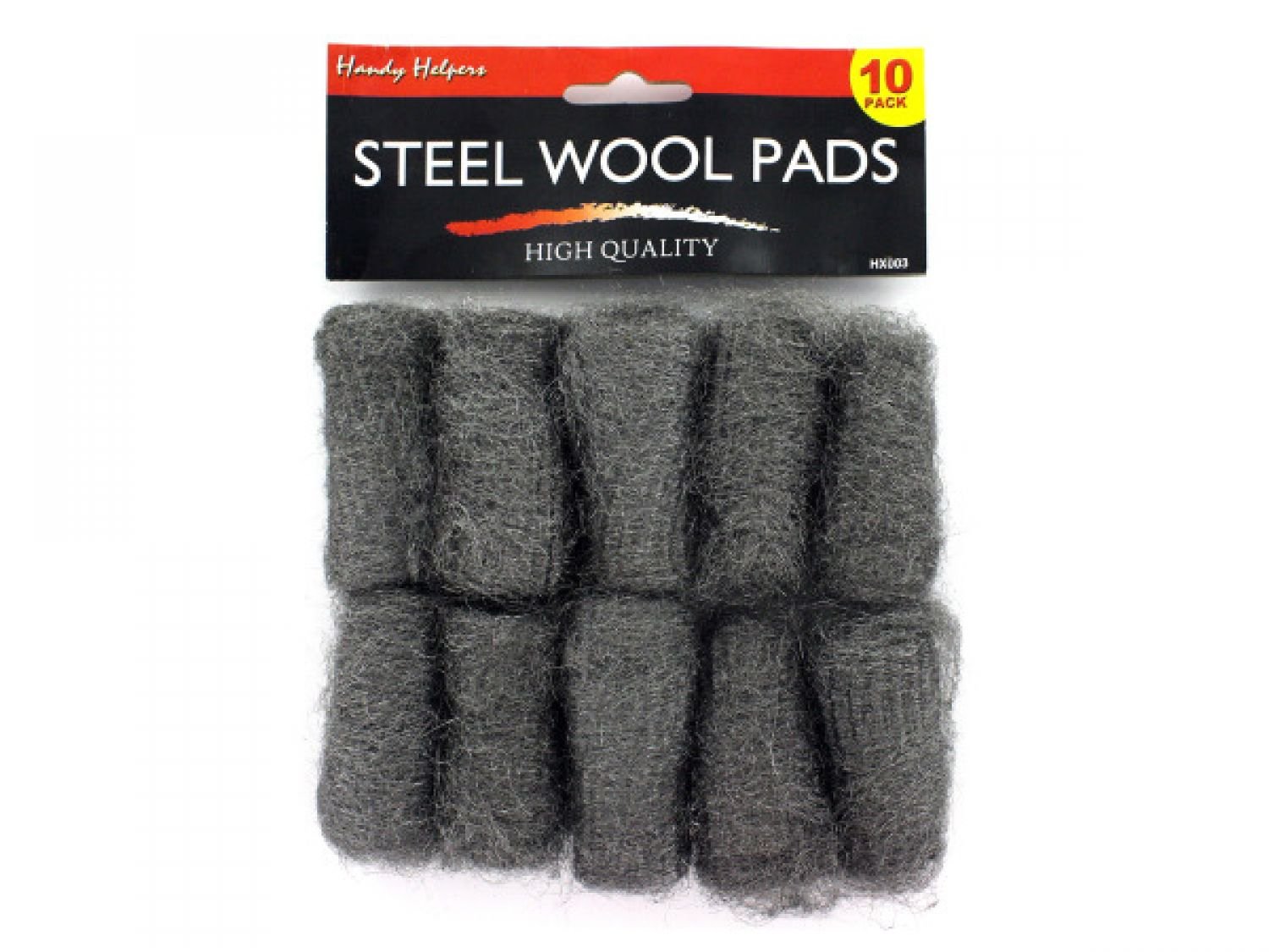 StarSun Depot Heavy Duty Steel Wool Pads - 24 Pack for Kitchen Cleaning, Dishwashing, Rust Removal & Surface Polishing - Durable Scouring Pads for Pots, Pans, Grills & Household Cleaning Supplies