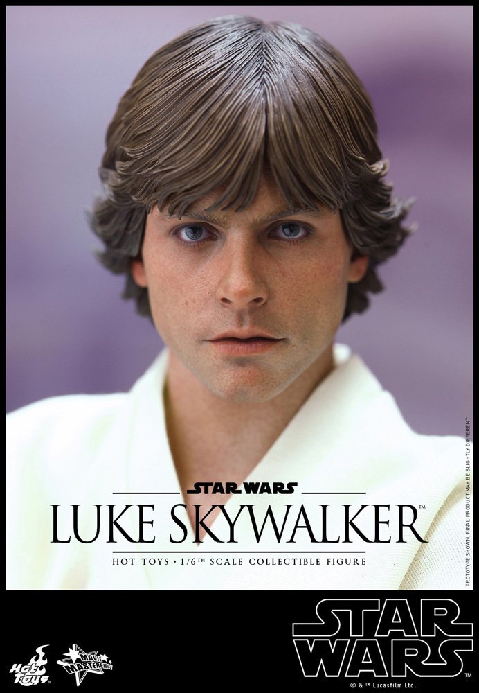 Hot Toys Star Wars Episode IV A New Hope Luke Skywalker 1/6 Scale Collectible Action Figure - Perfect for Display, Gift Giving, and Star Wars Fans Collection