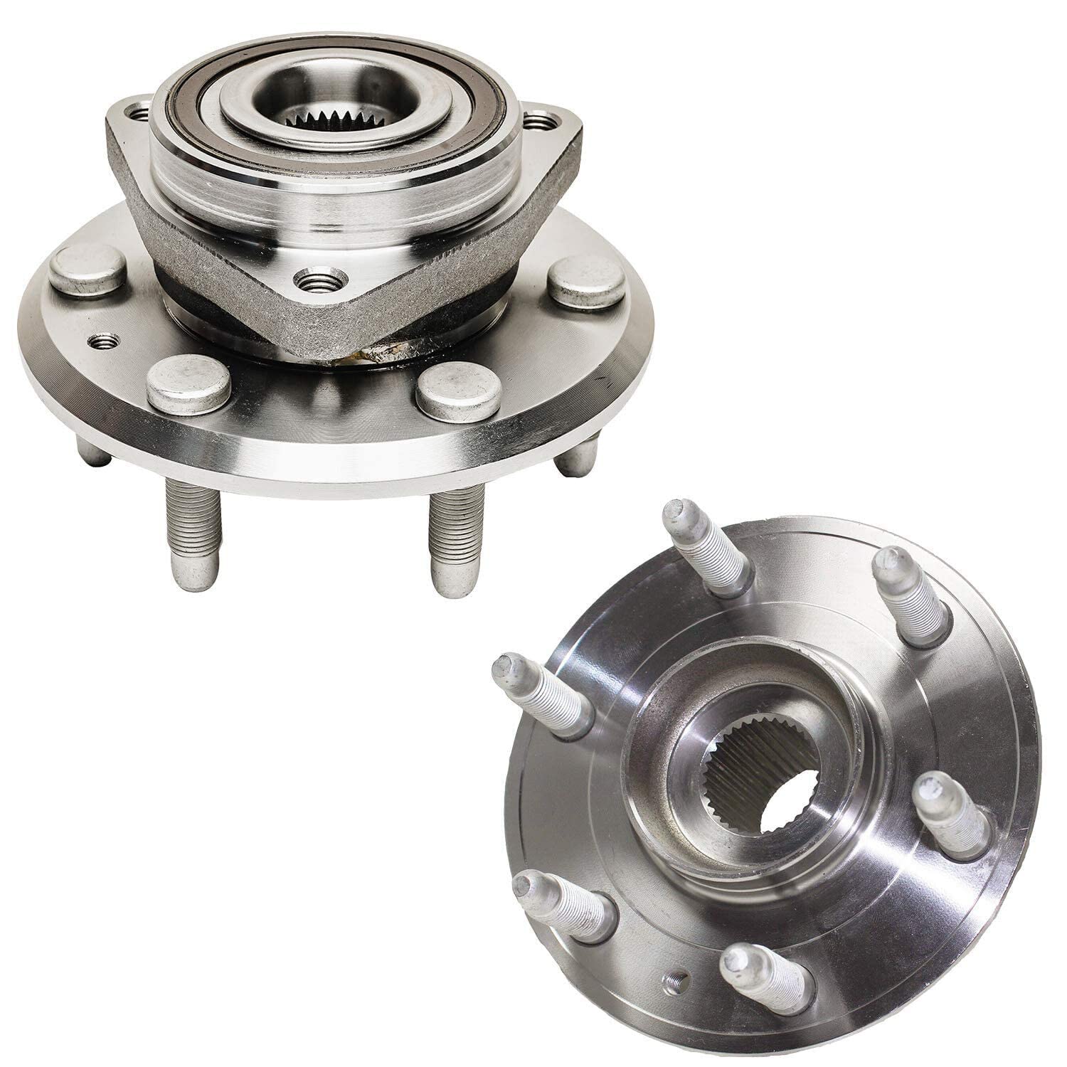 Detroit Axle Wheel Bearing Hub Kit - Compatible with Buick Enclave, Chevrolet Traverse, GMC Acadia, Saturn Outlook - Front & Rear Wheel Bearing Replacement with Lug Nuts & Socket Keys - Perfect for DIY Auto Repair & Maintenance