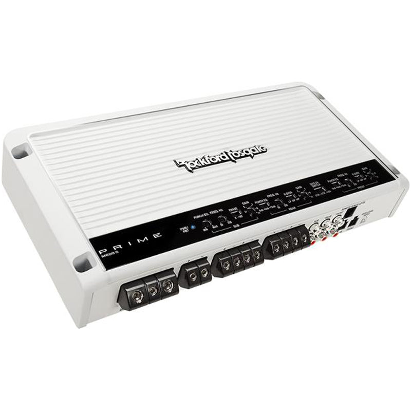 Rockford Fosgate M600-5 Marine Amplifier - 600W 5-Channel Waterproof Boat Audio Amp for Marine & Car Stereo Systems - Perfect for Boats, Yachts & Outdoor Adventures