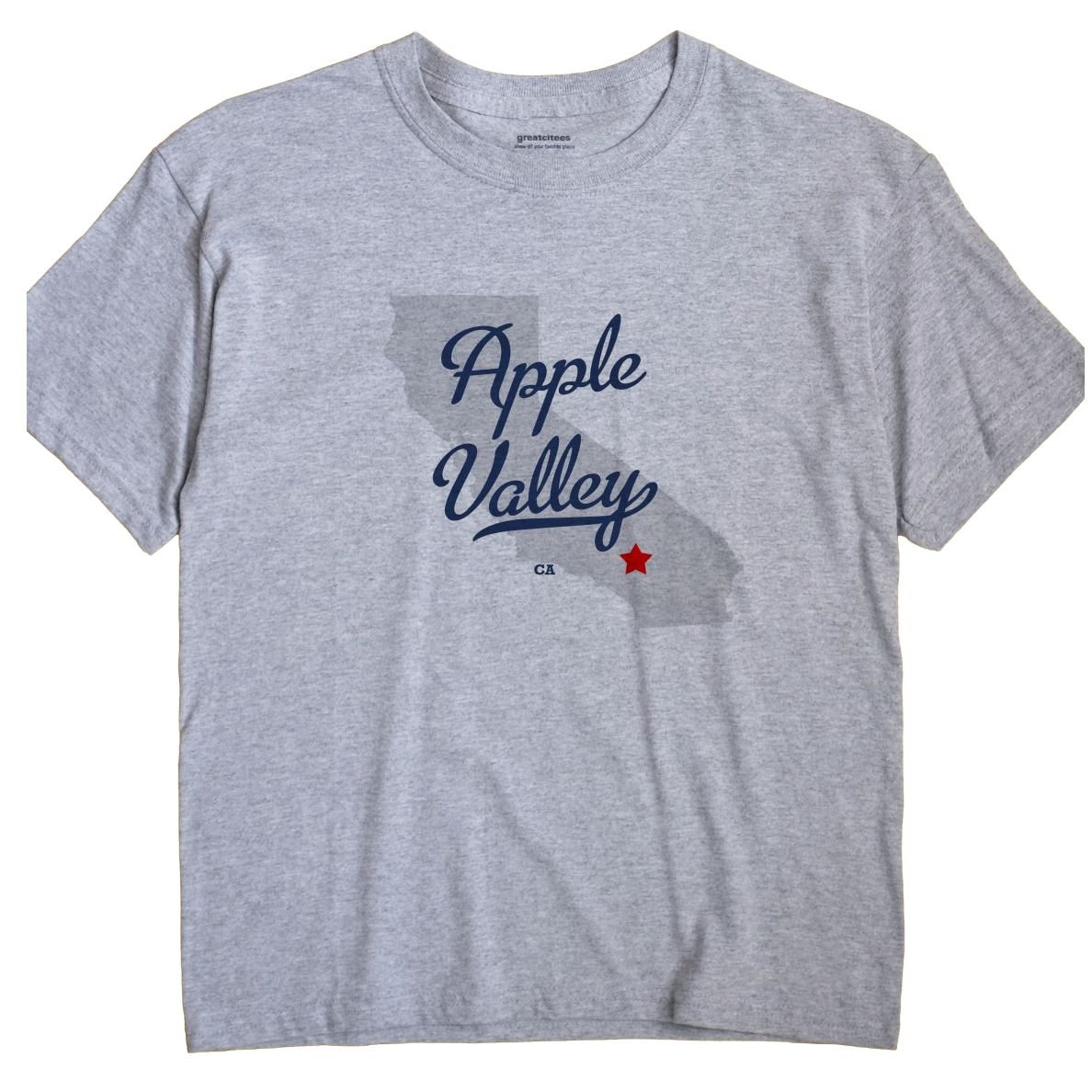 Apple Valley California T-Shirt | Vintage Style Graphic Tee | Soft Cotton Casual Shirt for Men & Women | Perfect for Travel, Gifts & California Pride