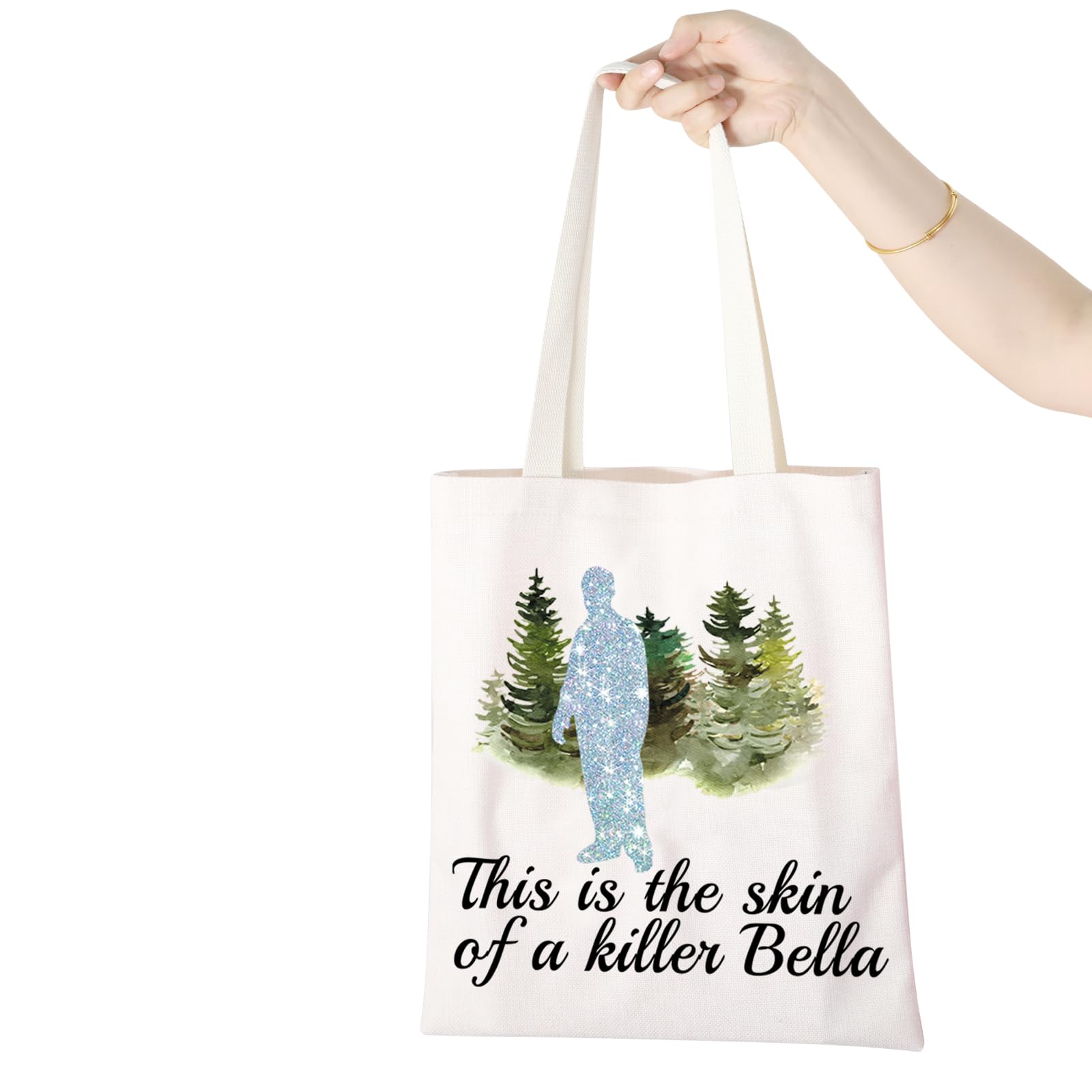 Twilight Movie Inspired 'This Is The Skin Of A Killer Bella' Zipper Pouch Makeup Bag - Perfect for Cosmetics, Travel & Twilight Fan Gifts