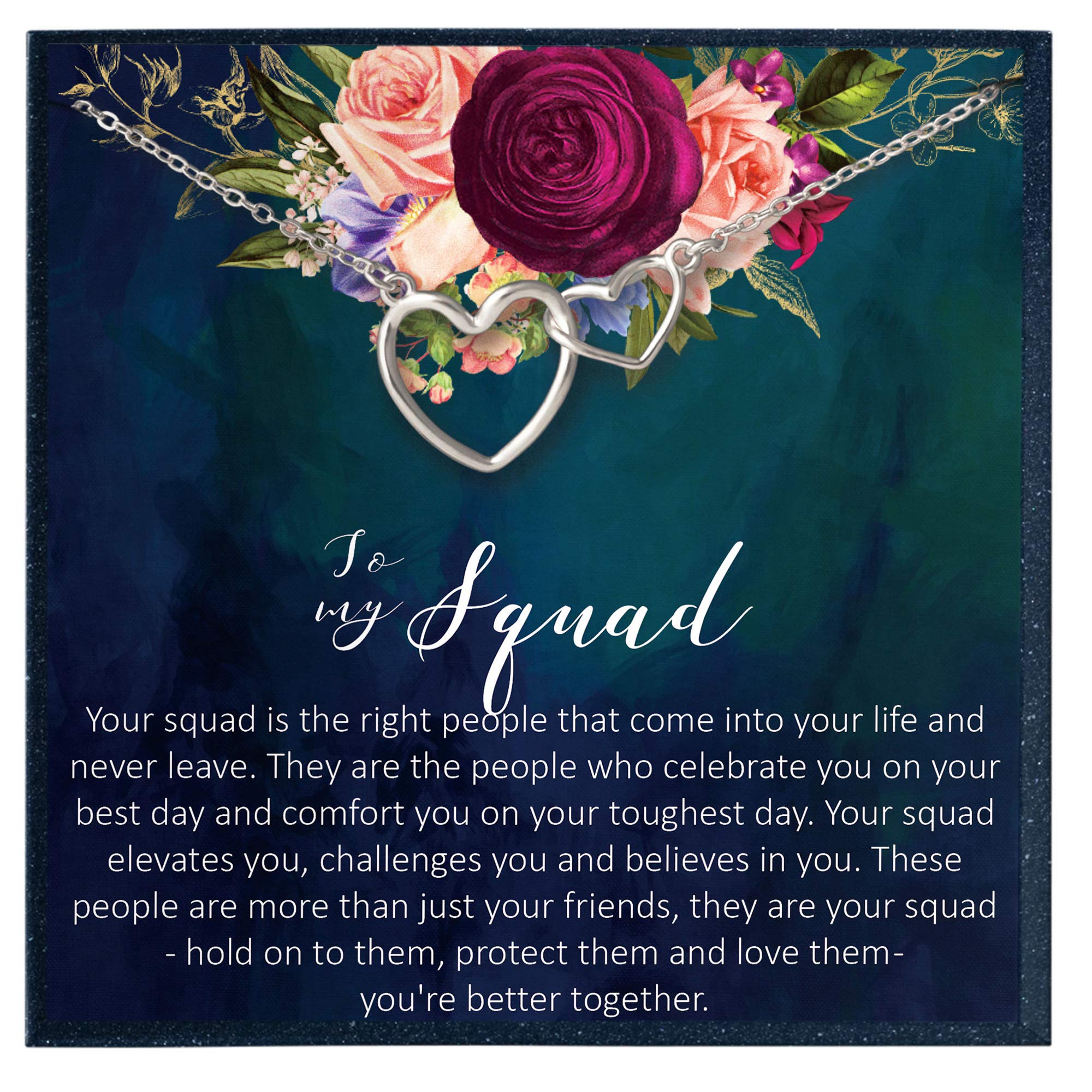 Bride Squad Necklace - Personalized Jewelry Gift for Bridesmaids, Best Friends & Girl Squad - Perfect for Weddings, Bachelorette Parties & Special Occasions