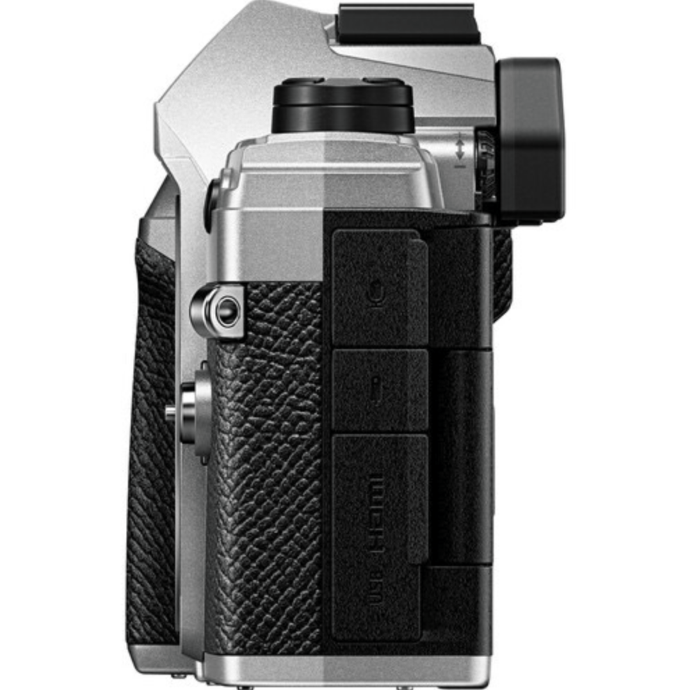 OM SYSTEM OM-5 Mirrorless Digital Camera (Silver) - Compact & Lightweight for Travel, Vlogging & Outdoor Photography