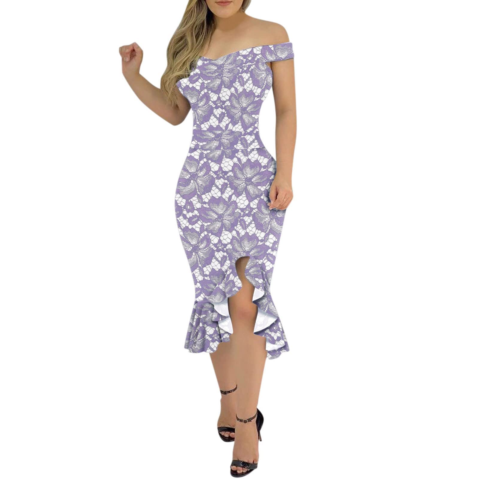 Elegant Women's Evening Dresses for Wedding Guest, Tea Party, Christmas & Summer Events - Formal Swing Dress & Ball Gown for Special Occasions