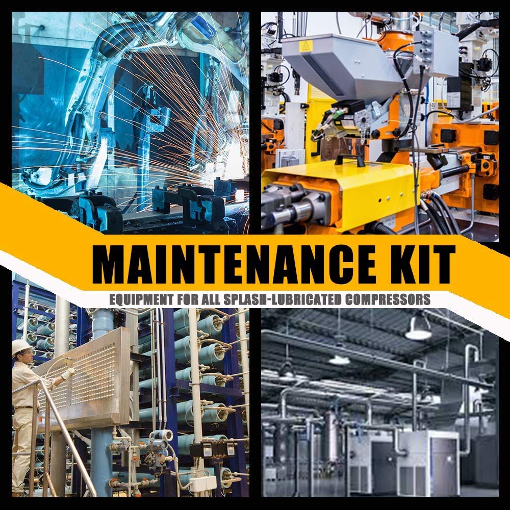Industrial Rotary Screw Air Compressor Pump Replacement Part - 5-10HP Spin-on Oil Separator Kit for Commercial Air Compressed System Maintenance | Perfect for Workshop, Factory & Industrial Air Tool Repairs