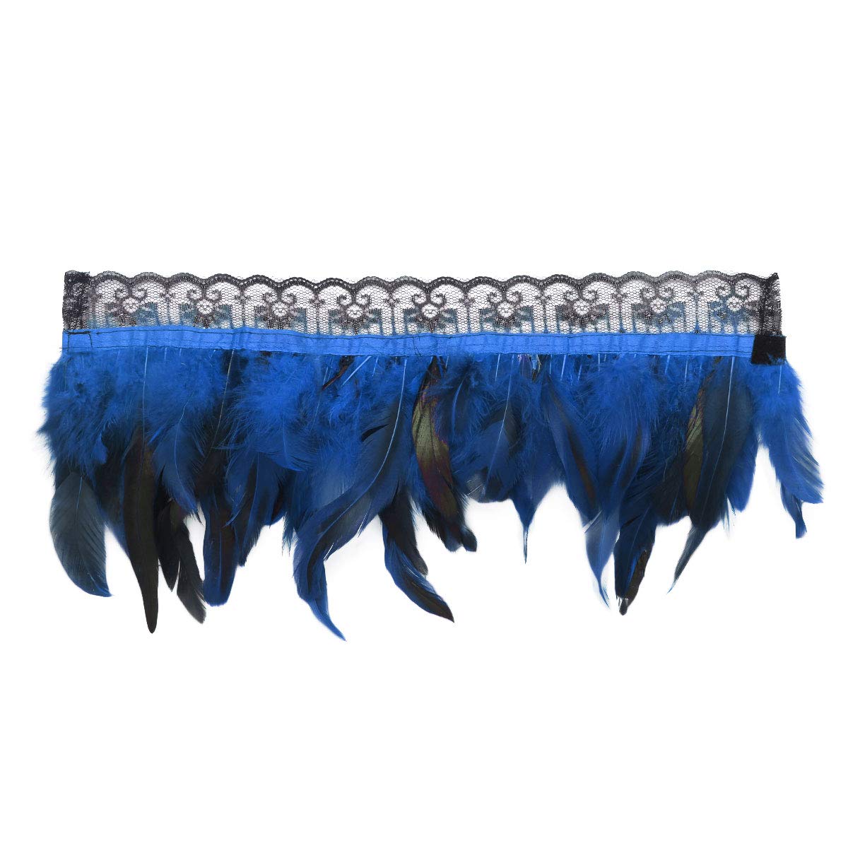Gothic Feather Lace Choker Necklace - Victorian Style Halloween Neck Wrap Collar Scarf for Women - Elegant Cosplay Costume Accessories for Gothic Parties, Steampunk Outfits & Vampire Costumes