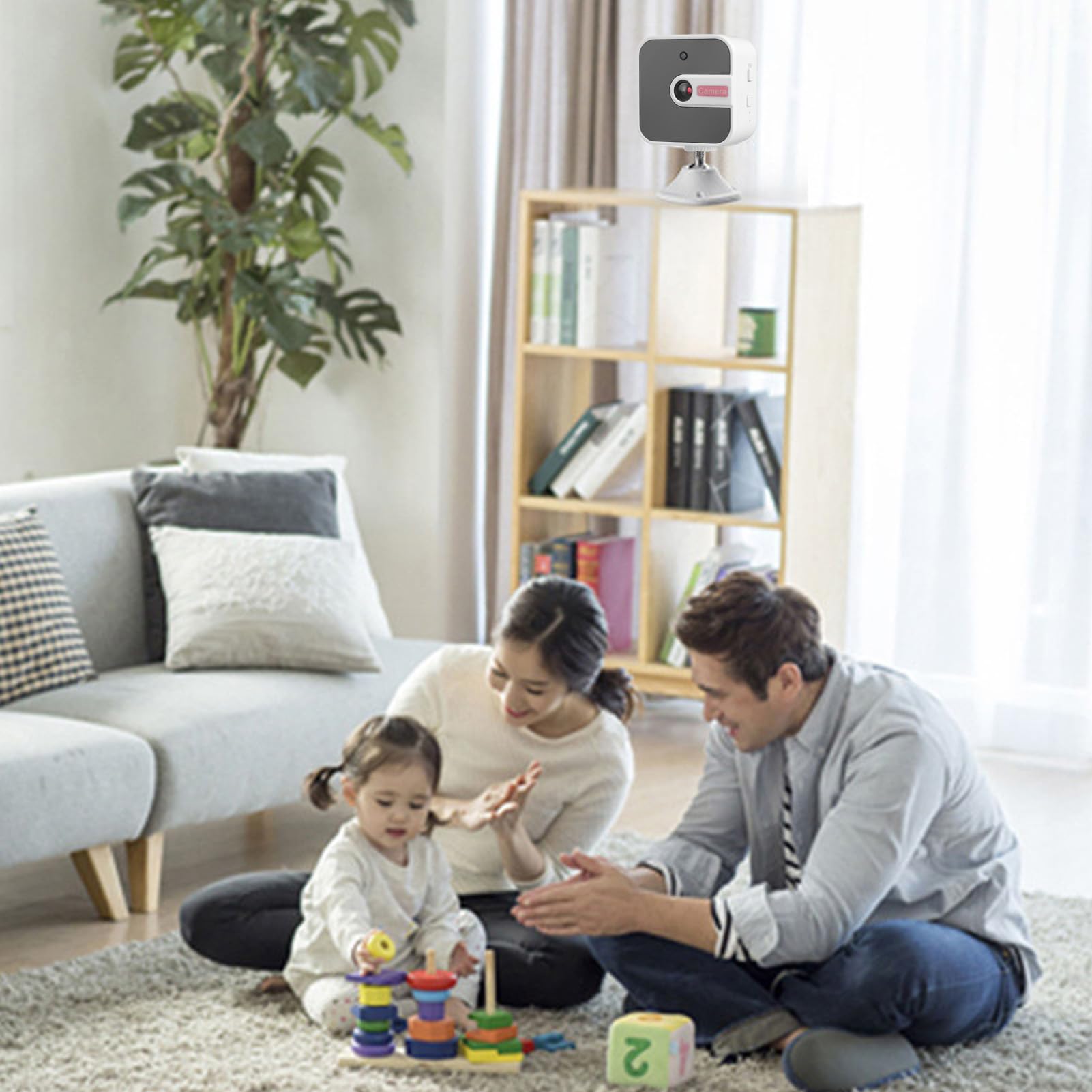 Wireless WiFi Security Camera for Home - 1080P HD, Night Vision, Weatherproof, Indoor/Outdoor Use - Perfect for Baby Monitoring, Pet Watching, and Home Surveillance