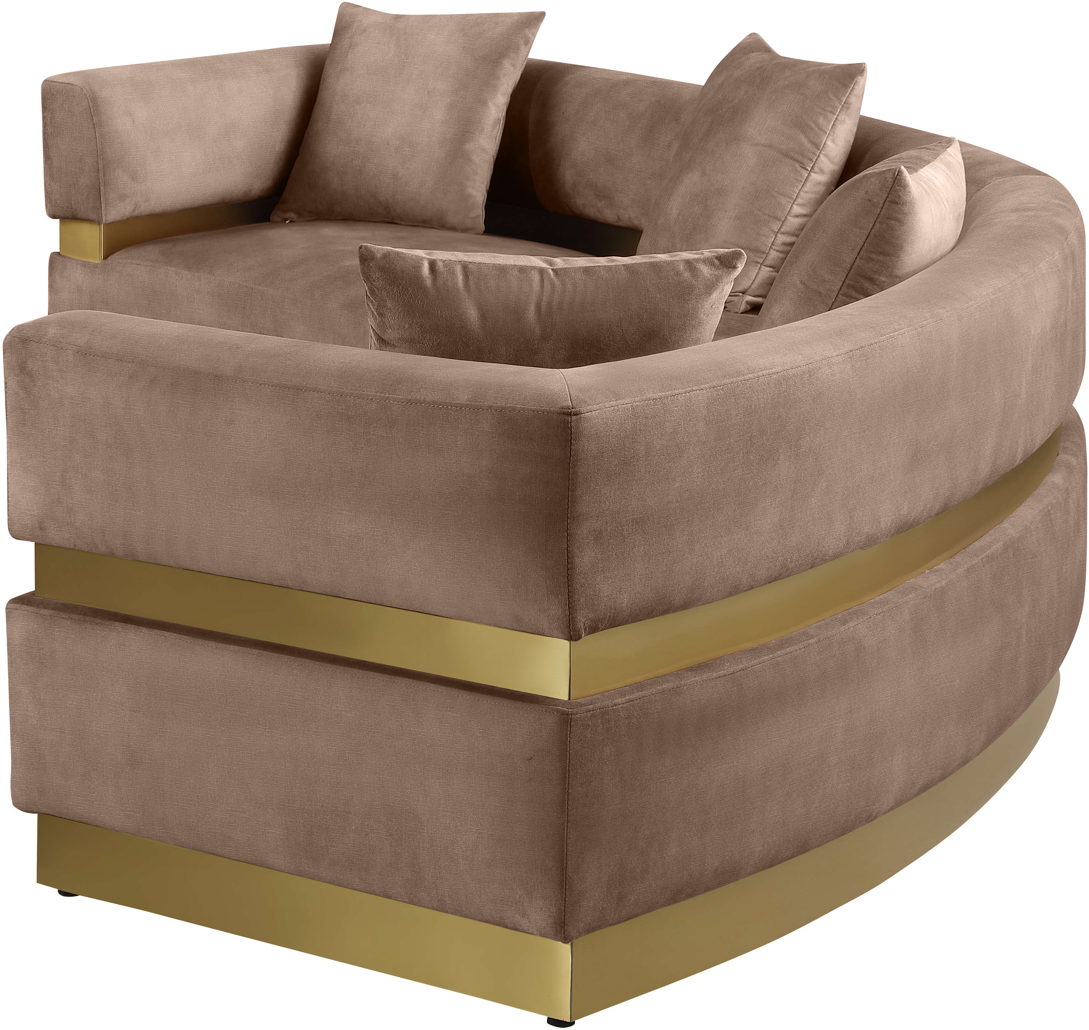 Belsa Velvet 2-Piece Sectional Sofa Set - Modern L-Shaped Couch with Soft Velvet Upholstery for Living Room, Lounge & Family Room Comfort