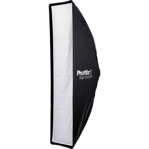 Phottix Raja Strip Softbox 12x55 with Bowens S Mount - Professional Studio Lighting for Portrait, Fashion & Product Photography