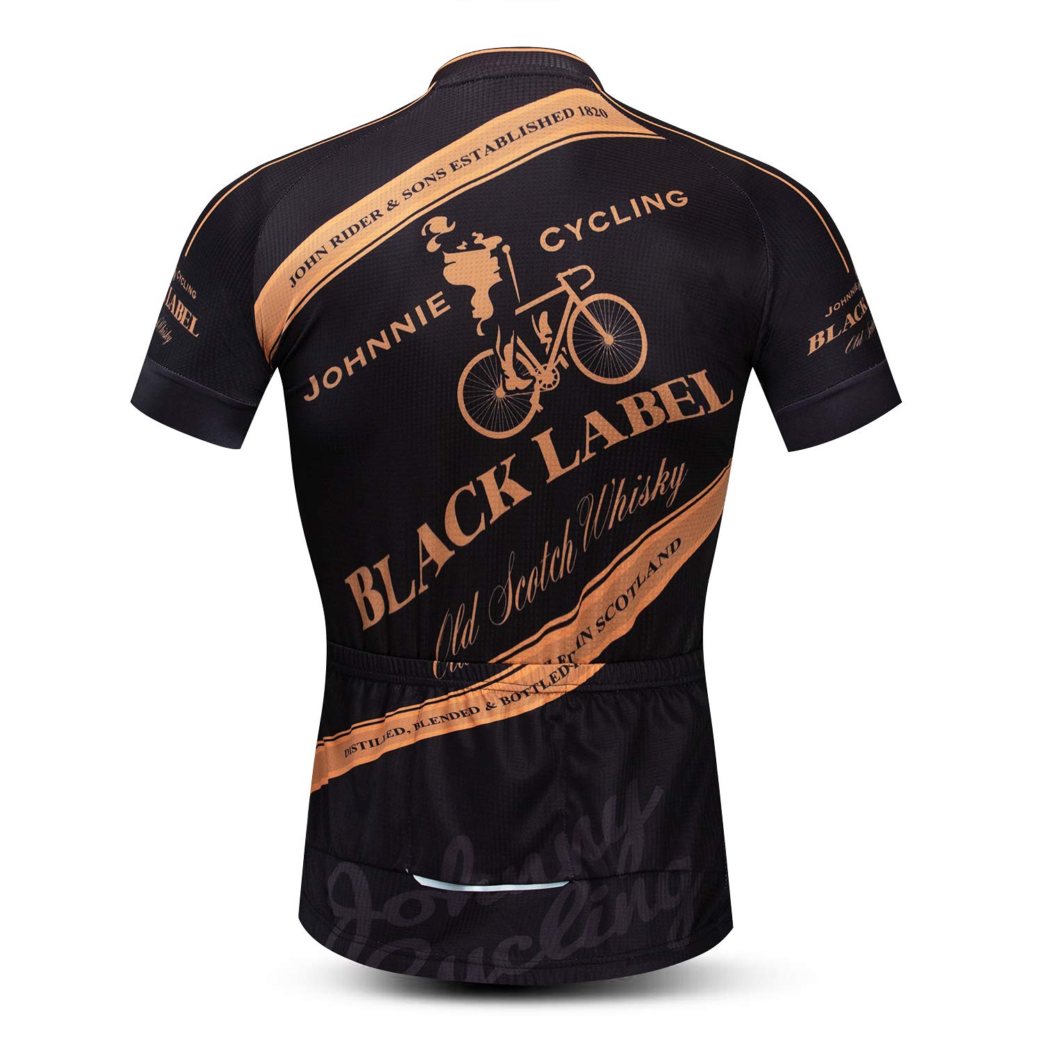 JPOJPO Men's Cycling Jersey - Breathable Short Sleeve Bike Shirt with 3 Back Pockets | Moisture-Wicking Bicycle Clothing for Road & Mountain Biking | Perfect for Summer Cycling, Commuting & Outdoor Sports