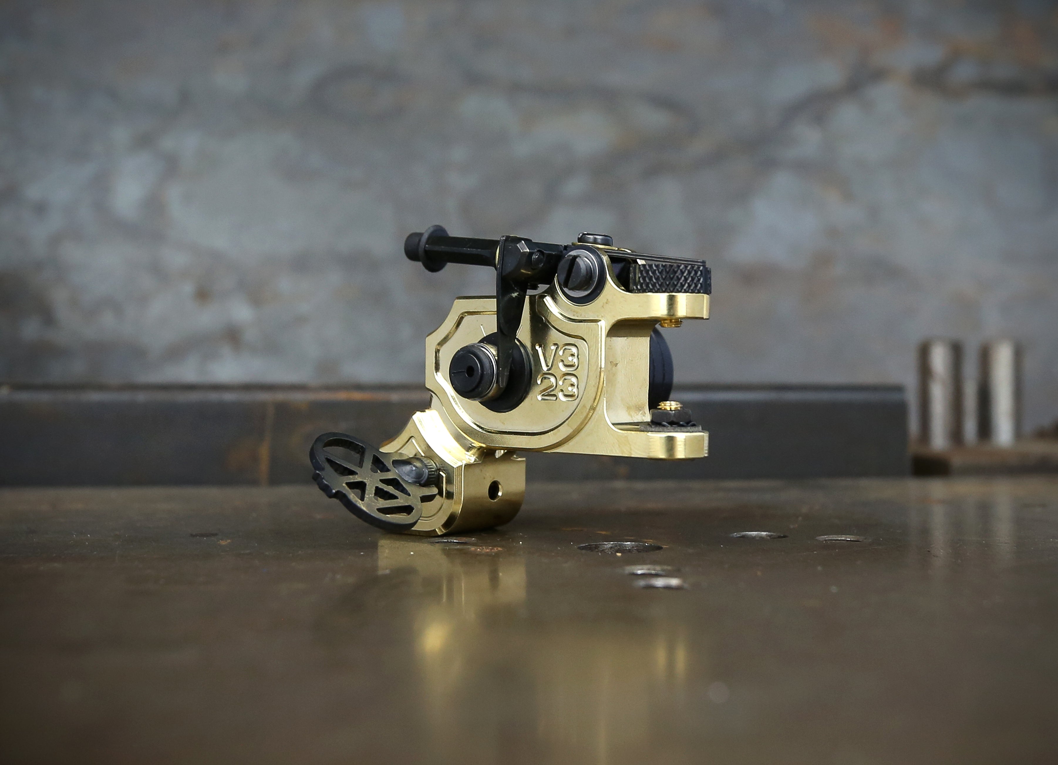 Dan Kubin V3/23 Sidewinder Polished Brass CC - Premium Tactical Knife for Outdoor Adventures, Camping & Survival Gear