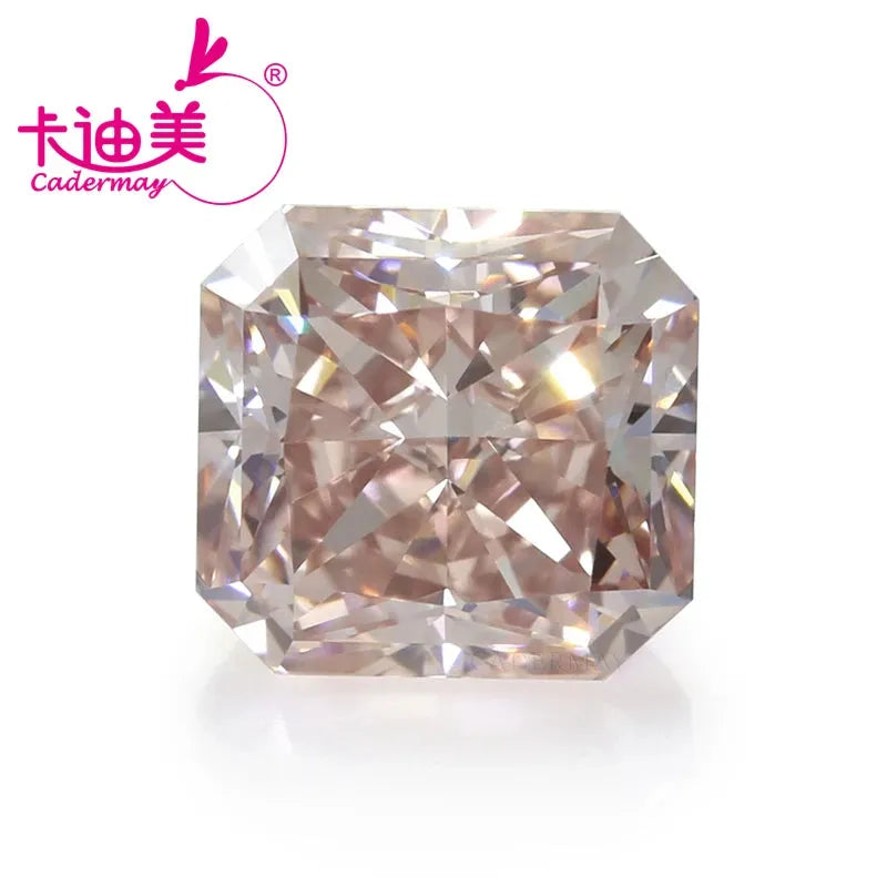 1.511CT VS1 Clarity Light Brown CVD Lab Grown Diamond Loose Stone - Radiant Shape EX Cut for Jewelry Making, Engagement Rings & Custom Designs