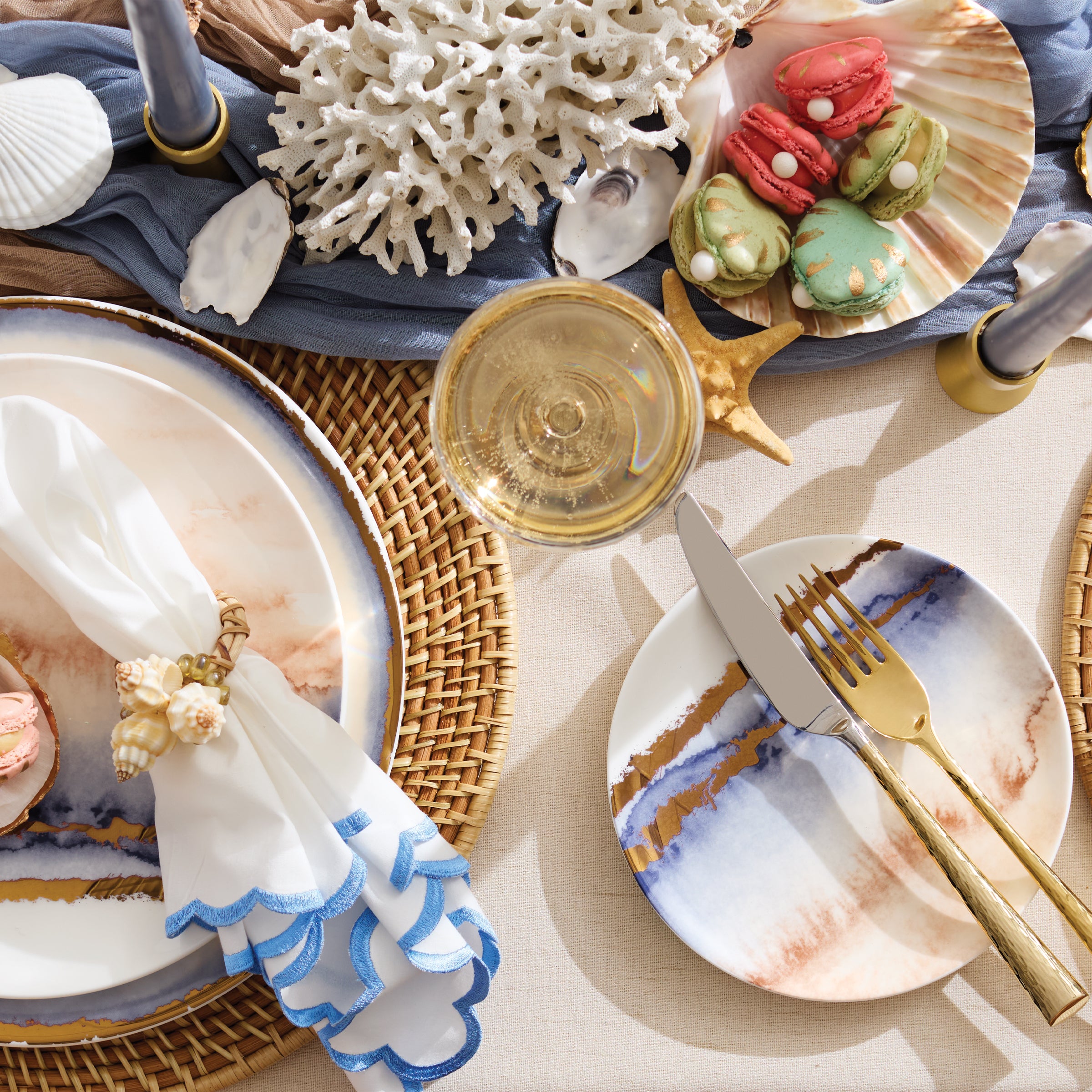 Elegant Summer Radiance Accent Plate - Decorative Ceramic Dinnerware for Parties, Weddings & Home Decor - Perfect for Dining, Entertaining & Table Setting