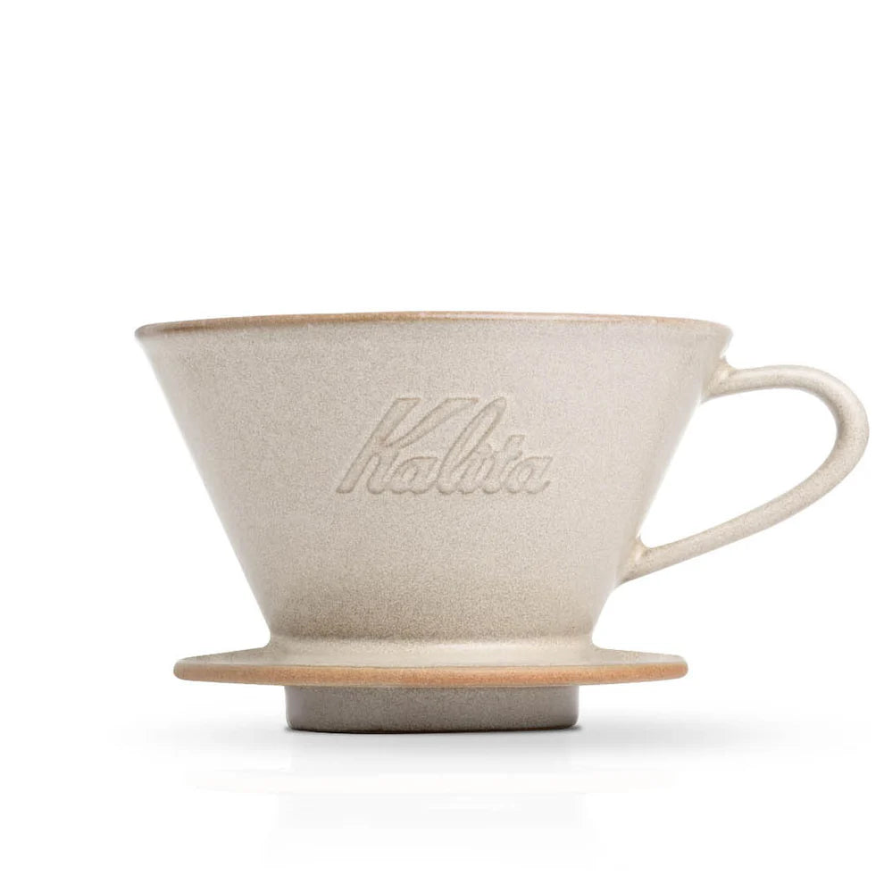 Kalita MINO Ceramic Dripper 185 - Premium Pour Over Coffee Maker for Home & Cafe Brewing | Perfect for Specialty Coffee Lovers & Baristas