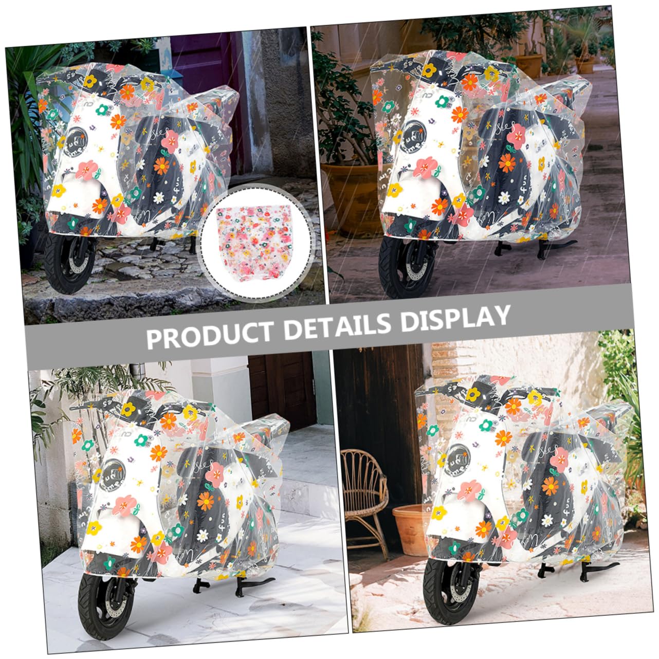 FOYTOKI Waterproof Bike Cover for Motorcycle, Mountain Bike, Tailgate - All Weather Protection for Outdoor Storage & Travel