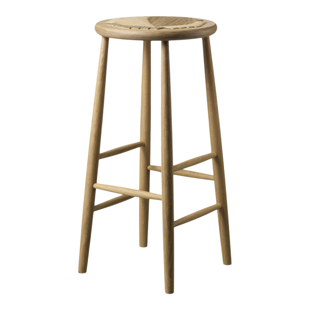 Jorgen Baekmark J165B Modern Bar Stool - Adjustable Height Counter Stool with Footrest - Comfortable Dining & Kitchen Stool for Home, Bar, Restaurant & Cafe Use