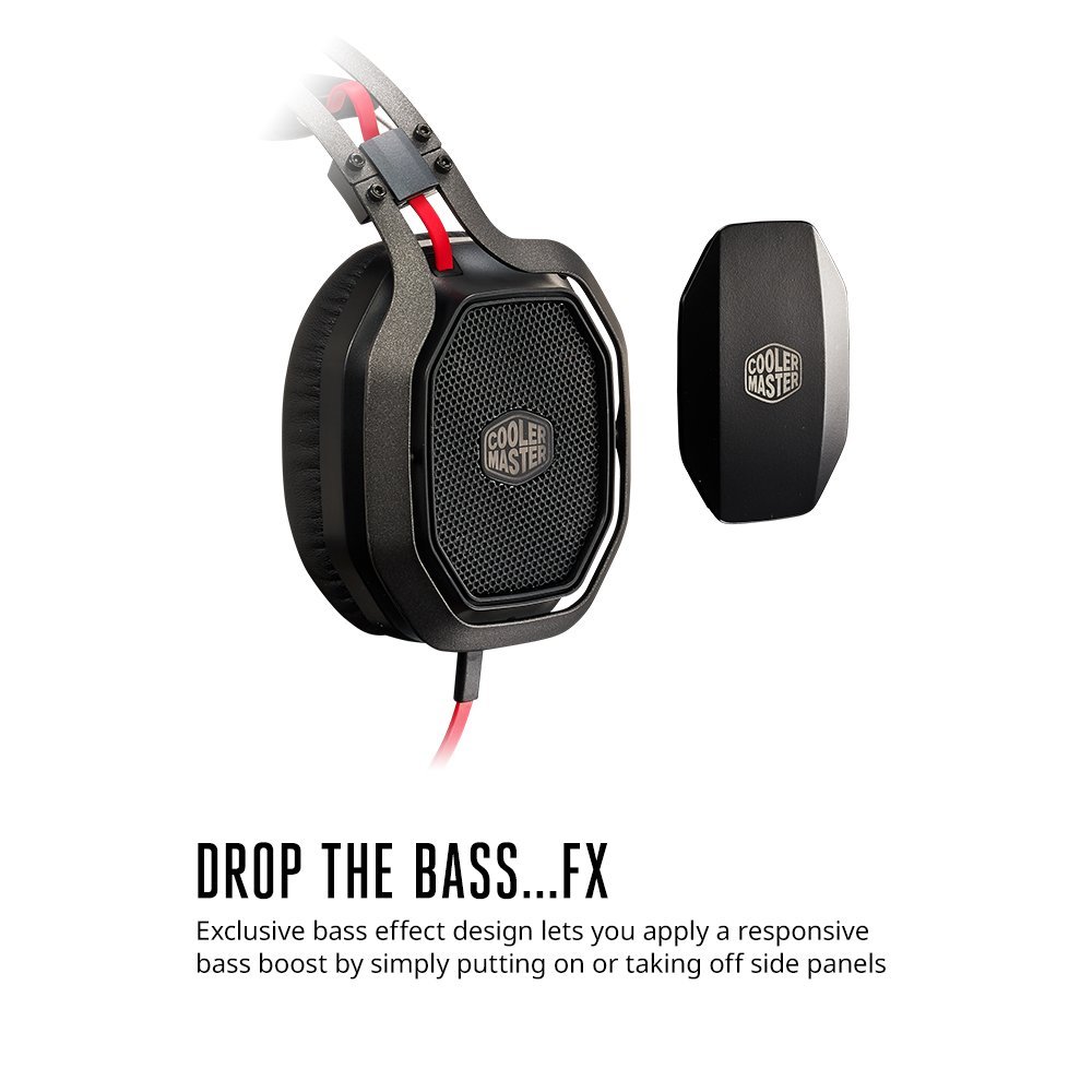 Cooler Master Pulse MH-750 Gaming Headset with Microphone - Over-Ear Noise Isolating Headphones with Virtual 7.1 Surround Sound & Bass FX Technology - Perfect for PC Gaming, Streaming, and Online Meetings