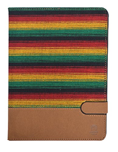 Durable Mayan Woven iPad Air 2 Protective Case - Handmade Jamaican Fabric Cover for Travel, Work & Home Use